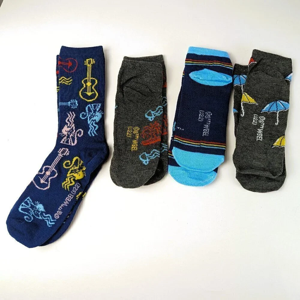 NEW Friends Navy/Gray Women's Sock Set - 4 Pairs